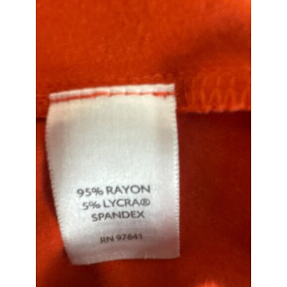 J. Jill Wearever Collection Sleeveless Stretch Maxi Dress orange maxi knit - Picture 5 of 5